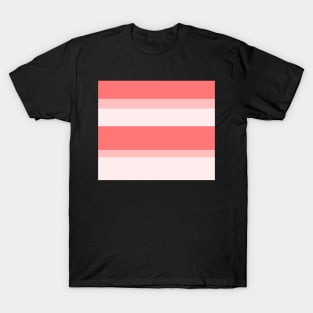 Strips - pink and white. T-Shirt